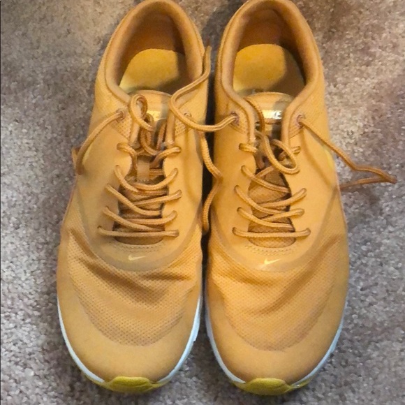 mustard color nikes